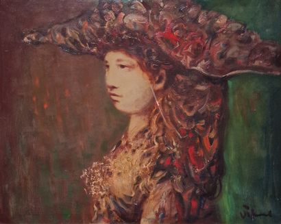 Sylvain VIGNY (1903-1970)
Portrait de femme...