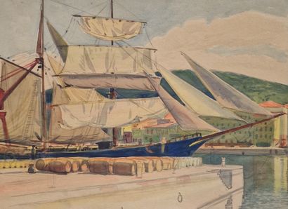 Tony MINARTZ (1873-1944)
Set of SIX AQUARELLES...