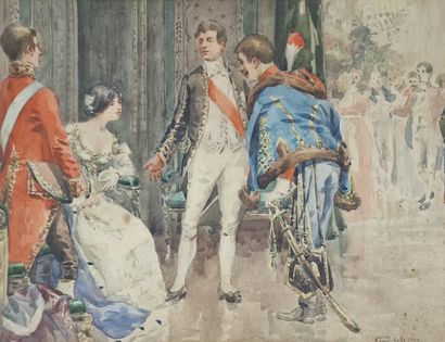 G. RUTZ (?)
Présentation dans un bal officiel...