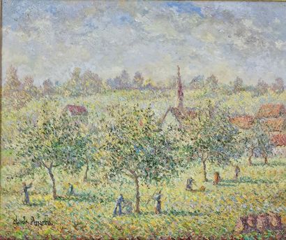 Hugues Claude PISSARO (Born 1935) 
Apple...