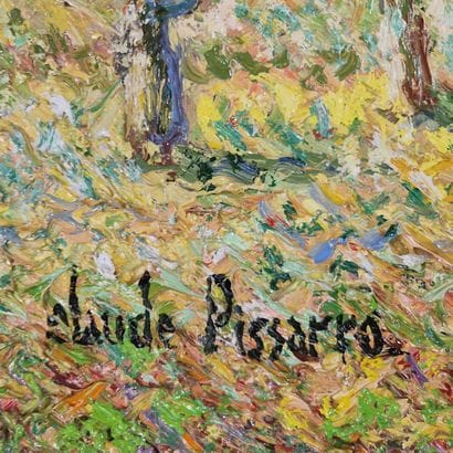 Hugues Claude PISSARO (Born 1935) 
Apple...