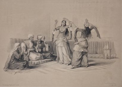D'après David ROBERTS
ENSEMBLE DE 13 GRAVURES,...