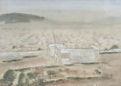 Shunko DESHIMA (20th Century)
View of temples...