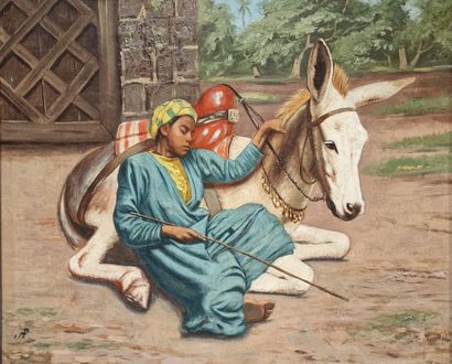 Artois PIZANIC (XIX-XXème Siècle)
Jeune oriental...