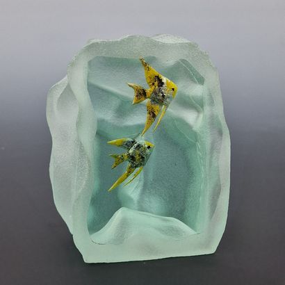Yves TRUCCHI (XIX-XXth Centuries) 
AQUARIUM
PATE...