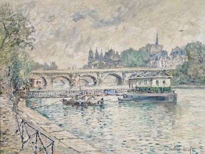 Louis LABRO-FONT (1881-1952)
Paris - Le pont...