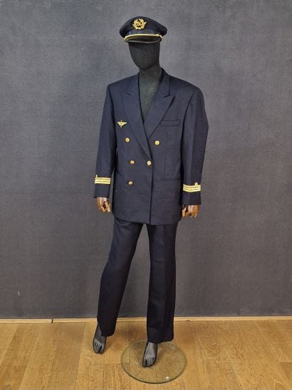 AIR FRANCE - UNIFORME DE COPILOTE Circa 1990...