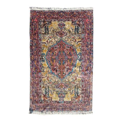 TAPIS NAJAFABAD (chaine et trame en coton,...