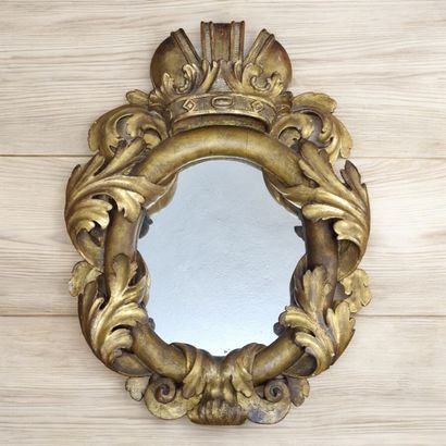 MIROIR de Style Baroque - Italie XXème Siècle...