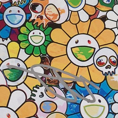 Murakami TAKASHI (Born 1962)
Multicolor flowers...