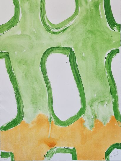 Claude VIALLAT (born 1936)
Untitled 
LITHOGRAPHY
Signed...