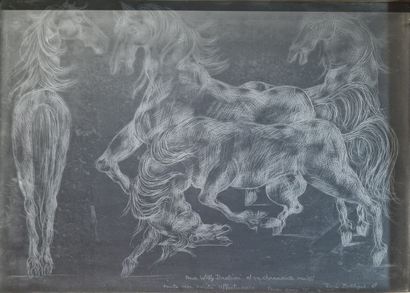 René BOLLIGER (1911-1971)
Four horses - 1969
DIAMOND...