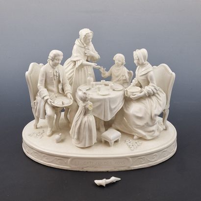 DANS LE STYLE DE MEISSEN D'APRES LOCRE -...