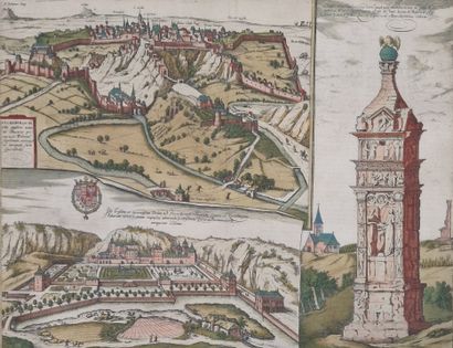 TWO ANTIQUE ENGRAVINGS AROUND LUXEMBOURG

-...