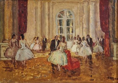 Marcel COSSON (1878-1956)
Foyer of the Opera...
