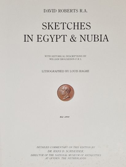 D'après David ROBERTS
DEUX OUVRAGES in-folio...