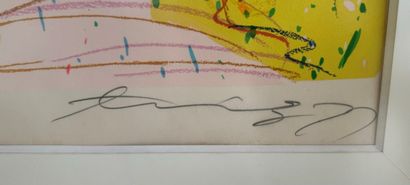 Walasse TING (1929-2010)
Woman and cat
LITHOGRAPHY
Signed...