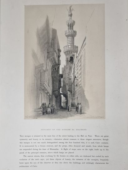 D'après David ROBERTS
ENSEMBLE DE 13 GRAVURES,...