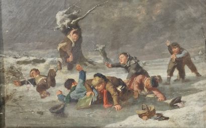 ECOLE DU XXEME SIECLE 
Enfants jouant dans...
