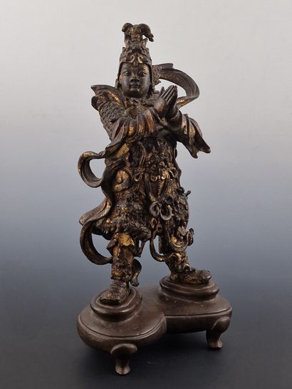 CHINA - MING PERIOD - XVIITH CENTURY - bronze,...