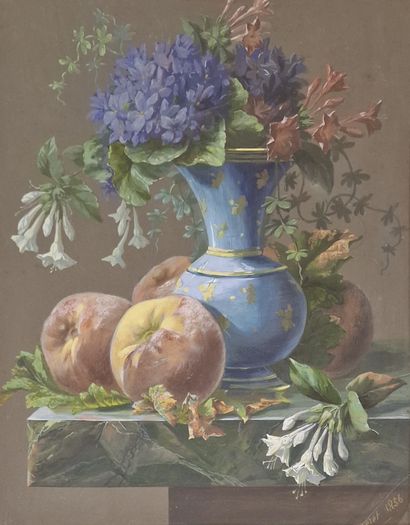 Jean-Jacques A. BERGERET (1831-?)
Still life...