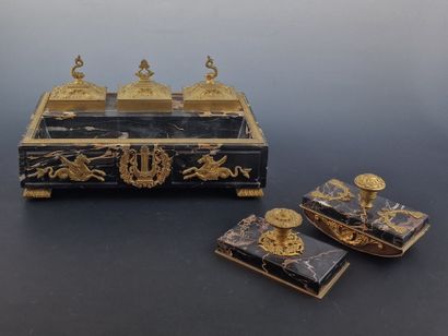 BEAU NECESSAIRE DE BUREAU 3 PIECES de Style...