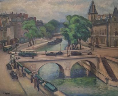 Louis BENISTI (1903-1995)
Paris, The Seine...
