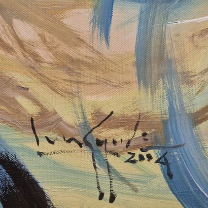 U LUN GYWE (Born 1930)
Mermaids - 2004
OIL...