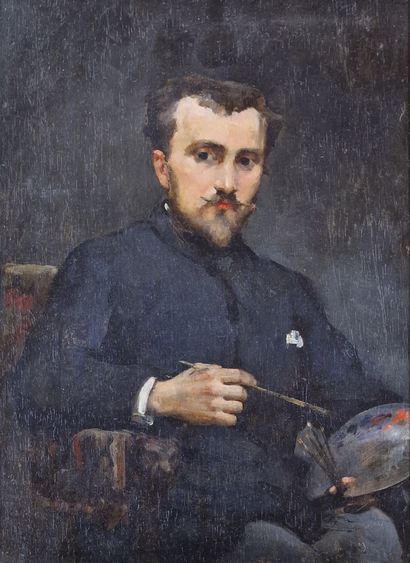 19th CENTURY SCHOOL
Painter's Self-Portrait...