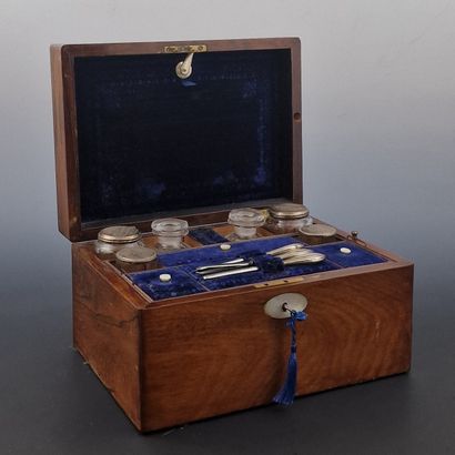 Rectangular TOILET AND JEWELRY CASE Circa...