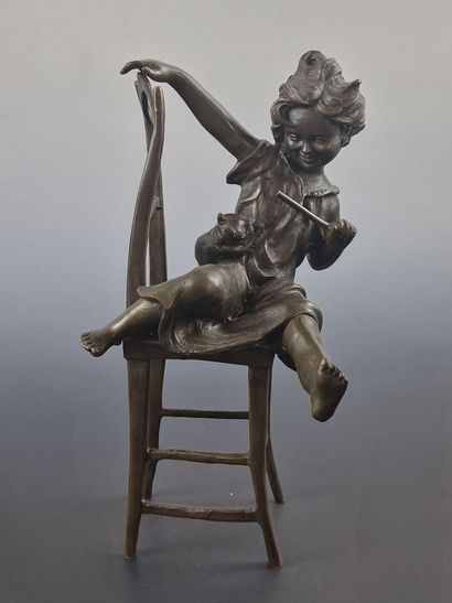 Franz IFFLAND (1862-1935) (d'Après)
Fillette...