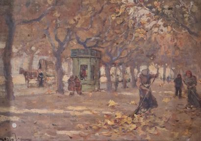 Ciro COZZOLINO (1876-1946)
Paris - Autumn...