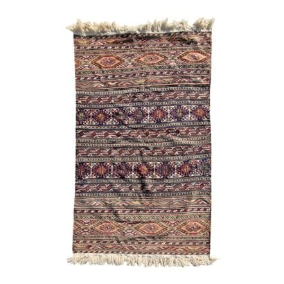 KILIM RUG probably Caucasian 20th Century
Lined...