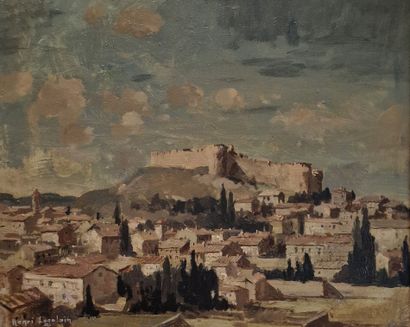 Henri LOGELAIN (1889-1968) 
Fort Saint-André...