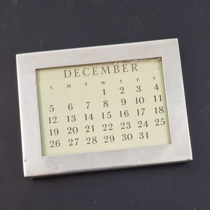 TIFFANY & CO - CALENDRIER PERPETUEL rectangulaire...