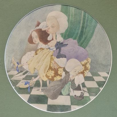 Irina SERAKH (born 1957)
New doll - 1992
WATERCOLOR...