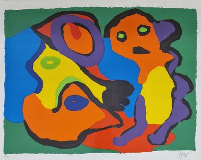 Karel APEL (1921-2006)
Composition with animals...
