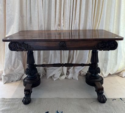 WRITING TABLE - England, Early 20th Century...