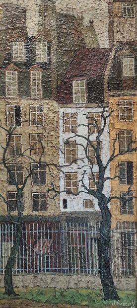 Jaime AZOCAR (Born 1941)
Park & Buildings...