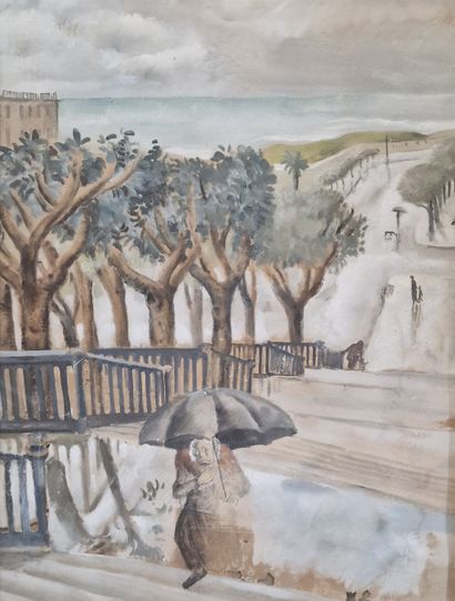 René-Jean CLOT (1913-1997)
Alger, Boulevard...