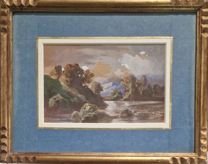 Achille BENOUVILLE (1815-1891)
Cours d'eau...