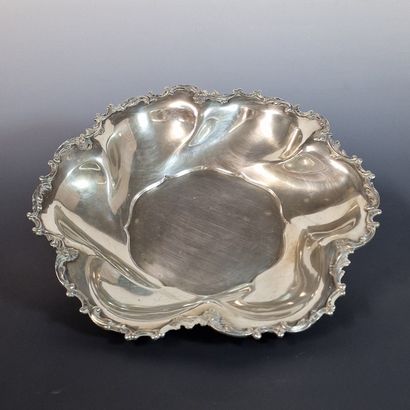 ROUND CUP with twisted ribs and curved edge...