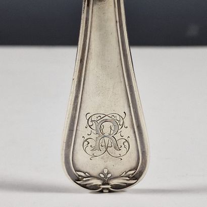 LOUCHE en argent Minerve 950 Millièmes Circa...