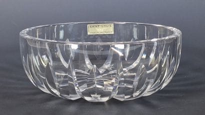 SAINT LOUIS - ROND JATTE in cut white crystal,...