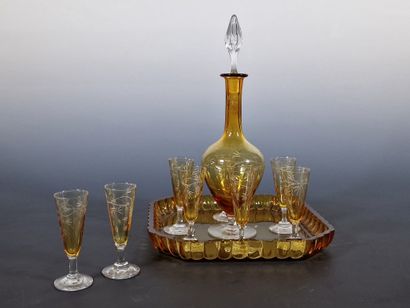 SAINT-LOUIS - SERVICE A LIQUEUR 10 PIECES...