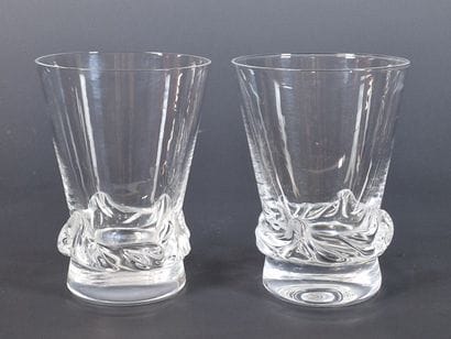 DAUM - MODELE SORCY - 6 VERRES en cristal...