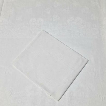 NAPPE RECTANGULAIRE ET SES 7 SERVIETTES en...