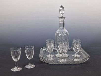 SAINT- LOUIS - SERVICE A LIQUEUR 10 PIECES...