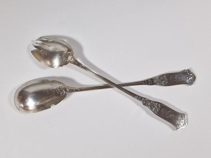 Regency-style silver and vermeil Minerve...