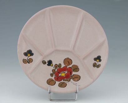 VALLAURIS - SET OF 6 FOUNDATION PLATES with...